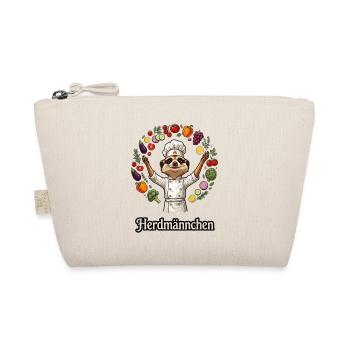 Herdmännchen Koch Gastronomie Beikoch Lustig  - Bio-Täschchen - Natur - Vorne