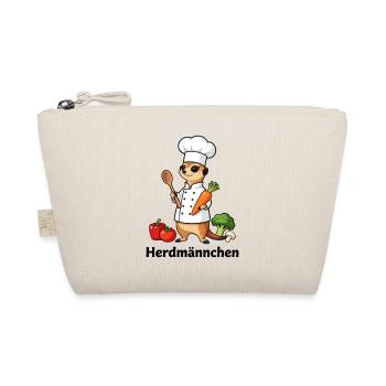 Herdmännchen Koch Gastronomie Lustig Gastro - Bio-Täschchen - Natur - Vorne