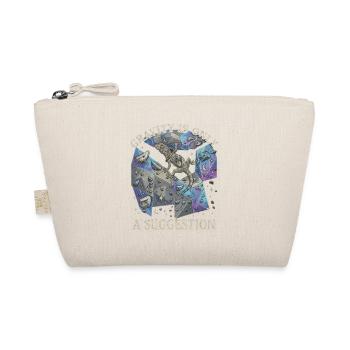 Boulderer gravity is just a suggestion - Organic Pouch - nature - Front