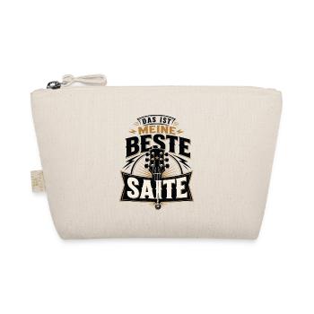 Gitarre - Das ist meine beste Saite - Bio-Täschchen - Natur - Vorne