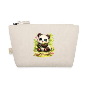 Love me ! – Panda Kawaï Trop Mignon - Trousse biologique - nature - Devant