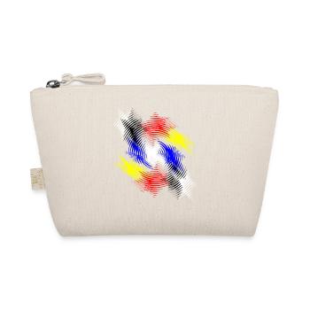 Colour Swirl Rhythms - Organic Pouch - nature - Front