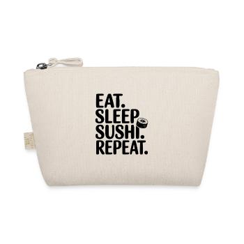 Eat. Sleep. Sushi. Repeat. - Organic Pouch - nature - Front