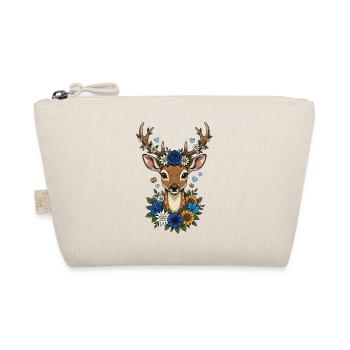 Deer Antlers Diamonds Folk Festival Traditional Costumes Replacement - Organic Pouch - nature - Front