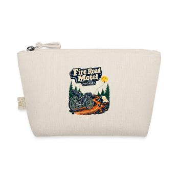 First Overnighter Fire Road Motel Off Road Cycling - Organic Pouch - nature - Front