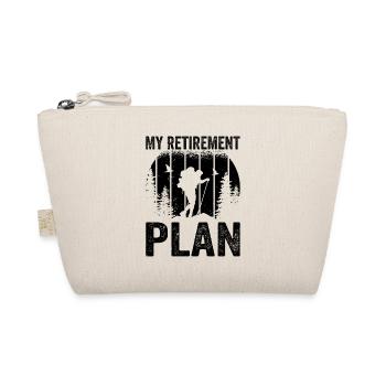 Hiking Retirement plan Funny Retired Hiker - Organic Pouch - nature - Front