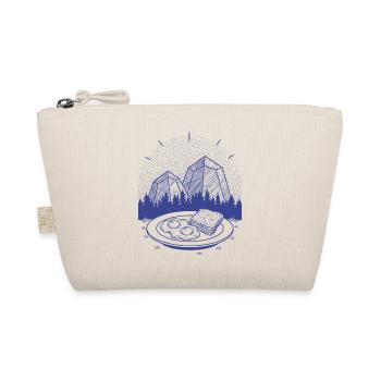 Breakfast Funny Brunch Coffee Pancake Food Second - Organic Pouch - nature - Front