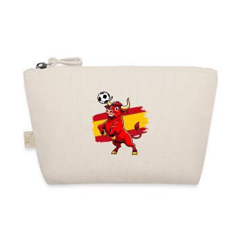 Taureau rouge football Espagne - Sport cartoon - Organic Pouch - nature - Front