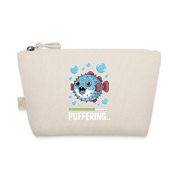 Kugelfische Sprüche Lustiges Kugelfische Geschenk  - Bio-Täschchen - Natur - Vorne