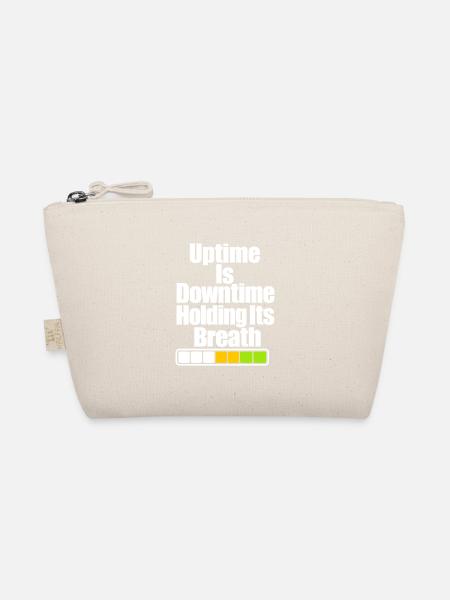 Lustiger Sysadmin-Uptime-Witz, IT-Typ Server-Humor - Bio-Täschchen - Natur