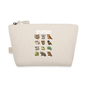 Tree Dwellers Cute Cartoon Table - Organic Pouch - nature - Front