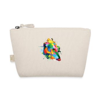Greyhound Greyhound Retro Vintage Dog Greyhound - Organic Pouch - nature - Front