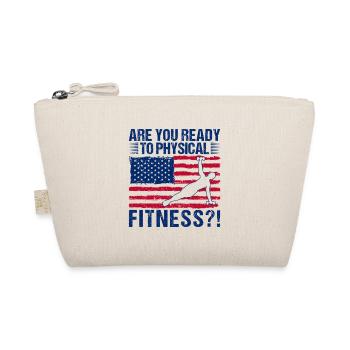 Fitness Fanatics Ready Physical Fitness - Organic Pouch - nature - Front