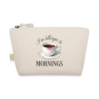 Coffee I'm allergic to morning - Organic Pouch - nature - Front