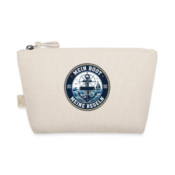 My Boat, My Rules – Captain Statement - Organic Pouch - nature - Front