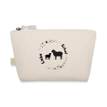 Moutons dans le cercle d’étoiles, amour mouton - Trousse biologique - nature - Devant