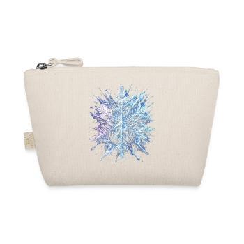 Schneeflocken-Kristall-Splash-Kunst mit Eiskühlung - Bio-Täschchen - Natur - Vorne