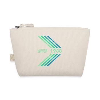 1988 Limited Edition Geburtstag Herren Damen Sport - Bio-Täschchen - Natur - Vorne