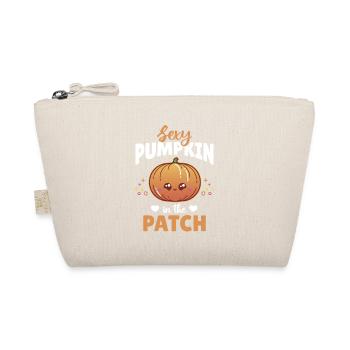 Sexy pumpkin in the patch - Funny Halloween Pumpki - Organic Pouch - nature - Front