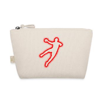 Handballspieler Handballer Herren Jungen Handball  - Bio-Täschchen - Natur - Vorne