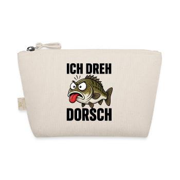  Ich Dreh Dorsch Lustiger Angler Spruch Zum - Bio-Täschchen - Natur - Vorne