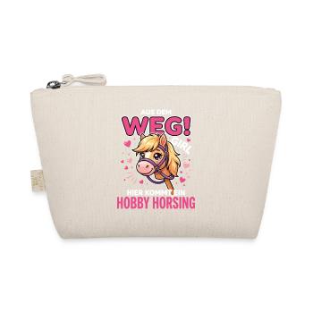 Aus dem weg girl hier kommt ein hobby horsing - Bio-Täschchen - Natur - Vorne