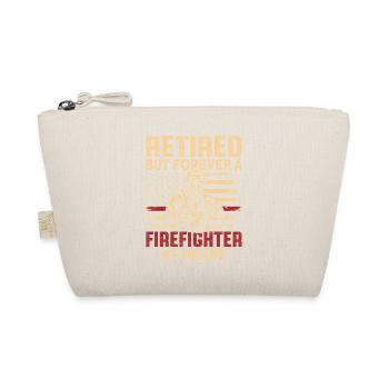 Retired But Forever A Firefighter At Heart - Bio-Täschchen - Natur - Vorne