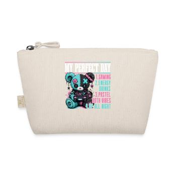 Pastel Goth Soft Goth Gaming Gamer - Organic Pouch - nature - Front