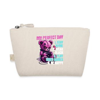 Pastel Goth Soft Goth Gaming Gamer - Organic Pouch - nature - Front