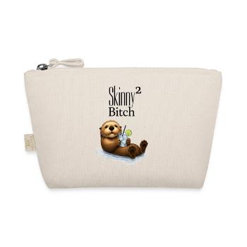 SKINNY BITCH² OTTER - Cocktail & Relax - Bio-Täschchen - Natur - Vorne