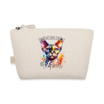 Devon Rex Mama - Bio-Täschchen - Natur - Vorne