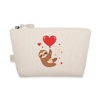 Motif de Singe câlin en Ballon Cœur - Trousse biologique - nature - Devant