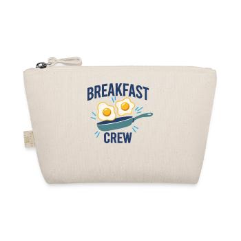 Breakfast Crew Funny Brunch Coffee Pancake Food - Organic Pouch - nature - Front