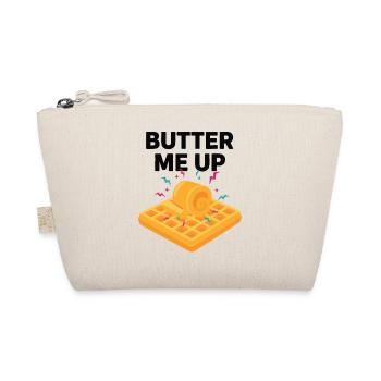 Breakfast Funny Brunch Coffee Pancake Butter Me Up - Organic Pouch - nature - Front