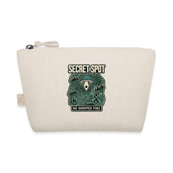 Mushroom Foraging Secret Spot, No Dropped Pins - Organic Pouch - nature - Front