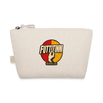 Futtitinni Sicilia Sicilian Flag Italian Island Pr - Organic Pouch - nature - Front
