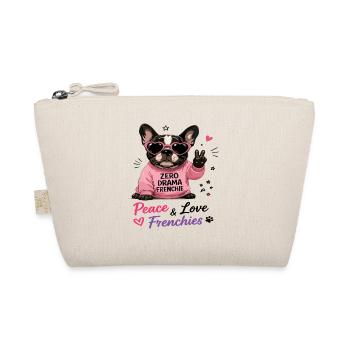 Zero Drama Frenchie Paix & Amour Frenchies - Trousse biologique - nature - Devant