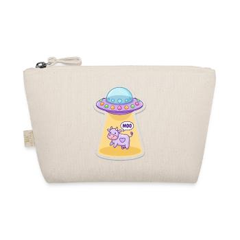 MOO Vache extraterrestre drôle dans un dessin animé UFO Light Beam - Trousse biologique - nature - Devant