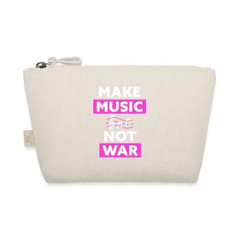 Make Music Not War - Bio-Täschchen - Natur - Vorne