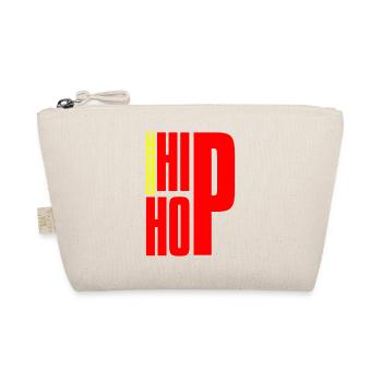 Hip Hop Dancer Bold Red Stacked Typography - Bio-Täschchen - Natur - Vorne
