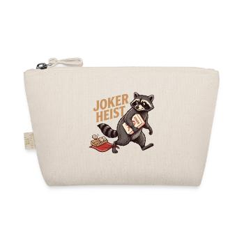 Mahjong Joker Heist Raccoon - Organic Pouch - nature - Front