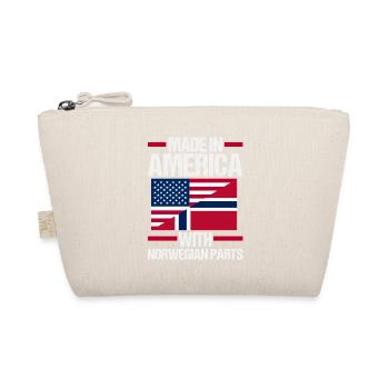 Norway Norge America Patriotic Fjords Scandinavian - Organic Pouch - nature - Front