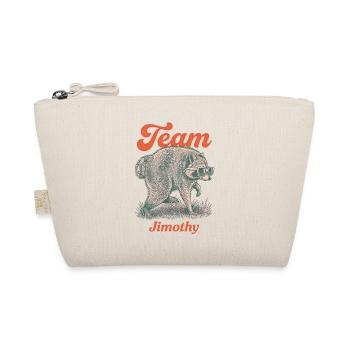 Jimothy Viraler Waschbär Lustiges Team Jimothy - Bio-Täschchen - Natur - Vorne