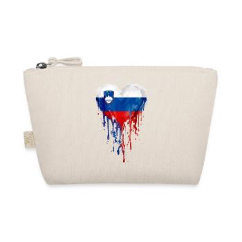 Cœur du drapeau slovène - Trousse biologique - nature - Devant