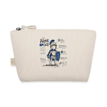 God's Armor Warrior: Faith & Courage - Organic Pouch - nature - Front