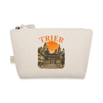  Vintage Trier Skyline historische Straßenansicht - Bio-Täschchen - Natur - Vorne