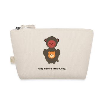 Süßes Punch the Monkey virales Meme-T-Shirt - Bio-Täschchen - Natur - Vorne