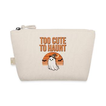 Halloween fantôme mignon – Trop mignon pour être hanté - Trousse biologique - nature - Devant