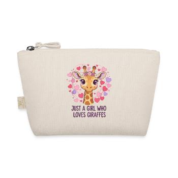 Girafe Fille Amoureuse GIRAFE - Trousse biologique - nature - Devant