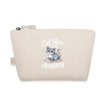 Les poils de chat sont mon accessoire - Trousse biologique - nature - Devant